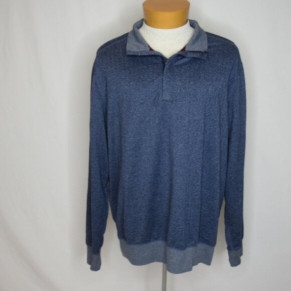 Tommy Bahama Blue Island Pro-Formance Half-Zip Pullover Sweatshirt Men's L - Picture 5 of 8